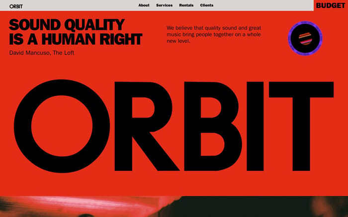 Orbit website preview