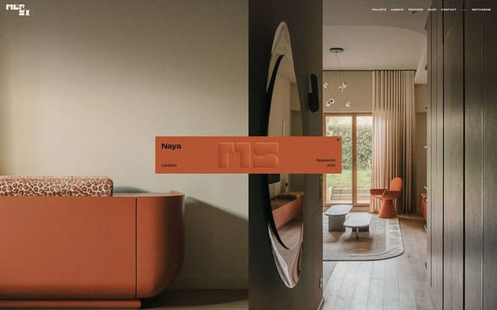 Mersi Architecture website preview