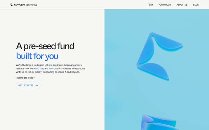 Concept Ventures website preview