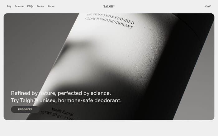 Talgh website preview