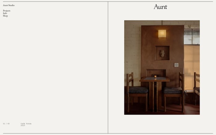 Aunt Studio website preview