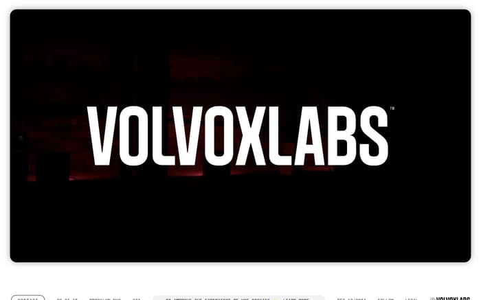 Volvox Labs website preview