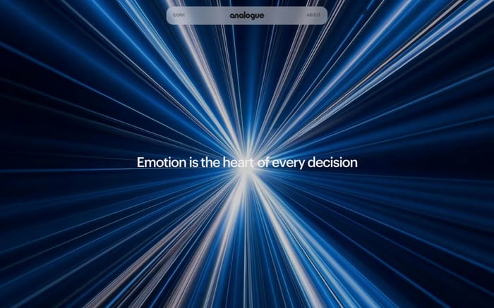 Analogue Agency website preview