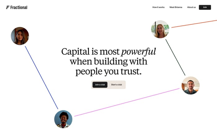 Fractional website preview
