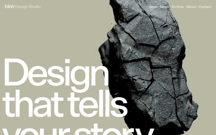 E&W Design Studio website preview