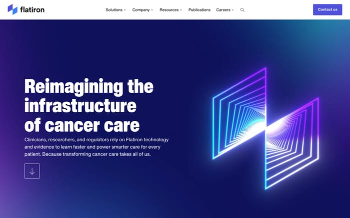 Flatiron website preview