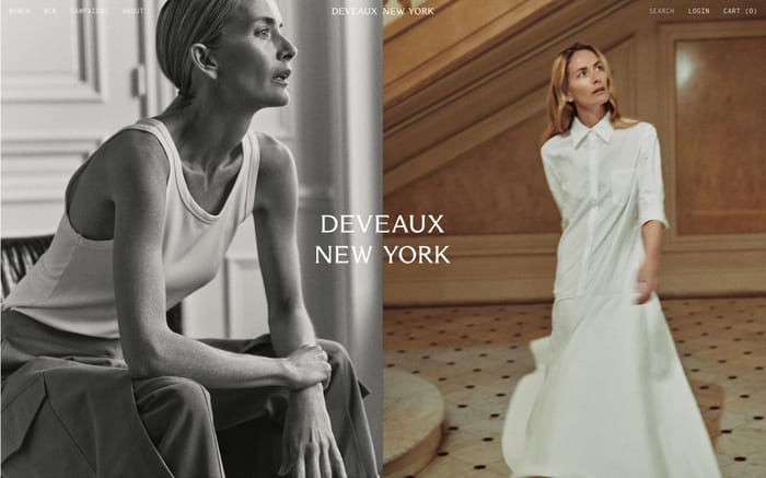 Deveaux New York website preview