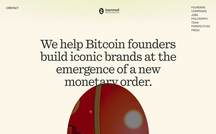 Trammell Venture Partners website preview