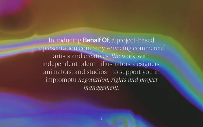 Behalf Of website preview