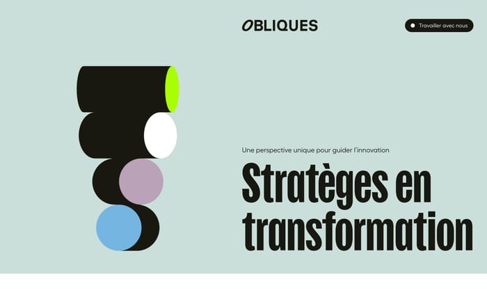 Obliques website preview