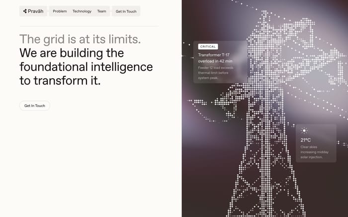 Pravah website preview