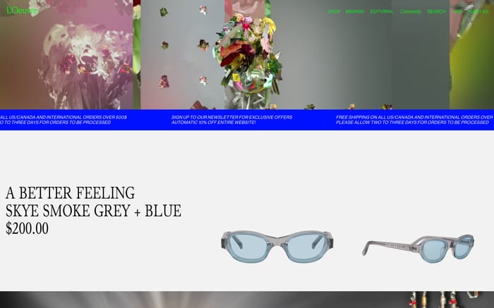L'Oeuvre website preview