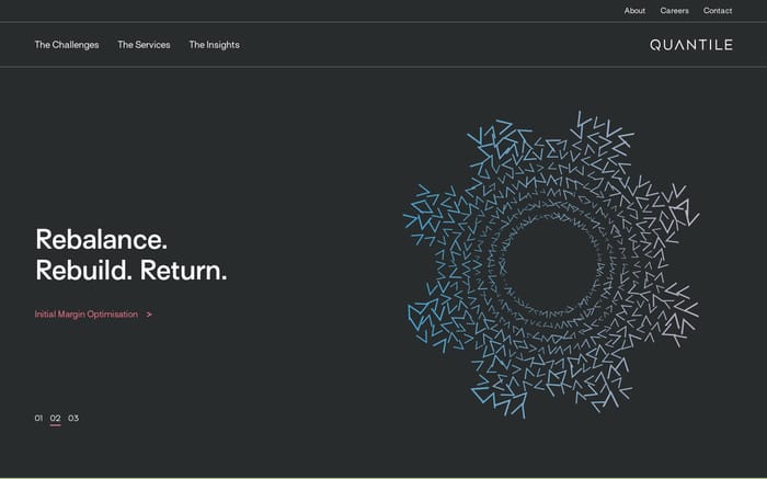 Quantile website preview