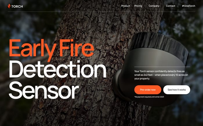 Torch Sensors website preview