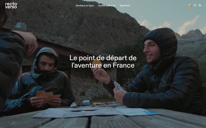 Recto Verso website preview