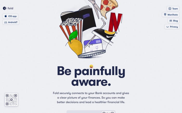 Fold website preview