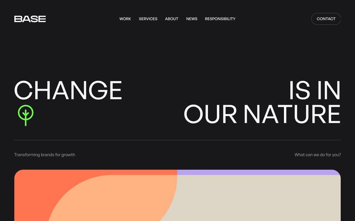 BaseCreate website preview