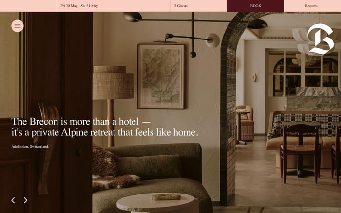The Brecon website preview
