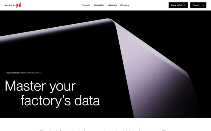 Nanotronics website preview