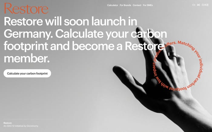 Restore website preview