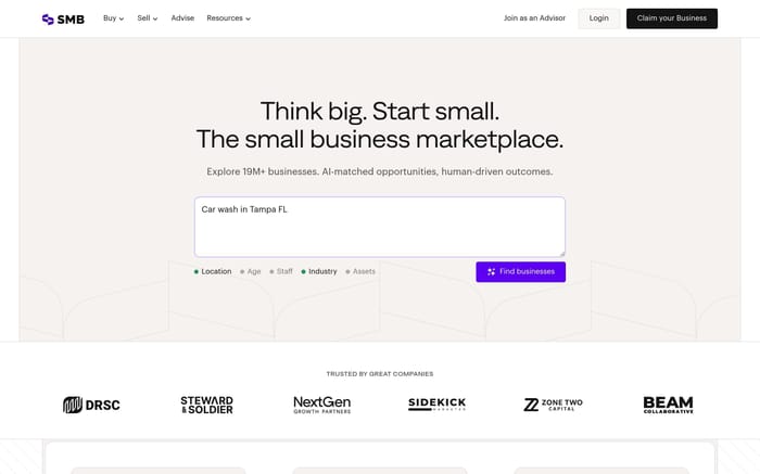 Smb website preview