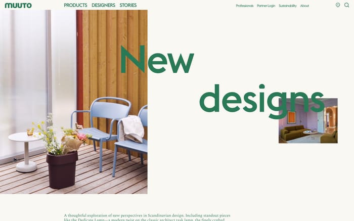 Muuto website preview
