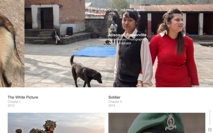 Alison Baskerville website preview