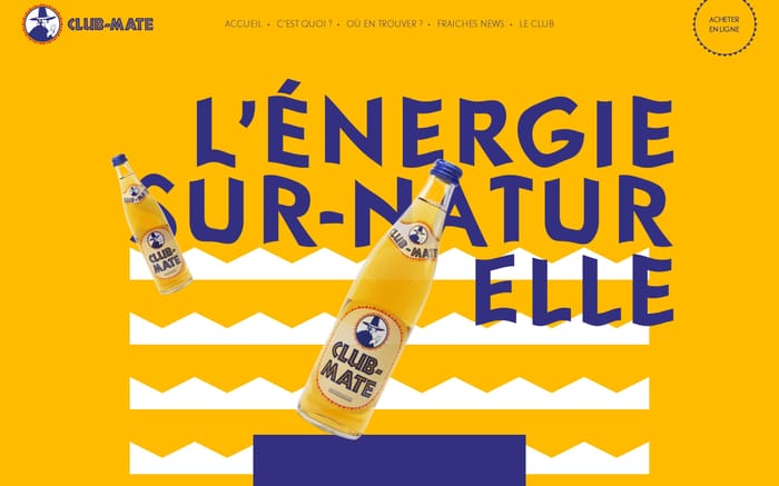 Club-Mate website preview