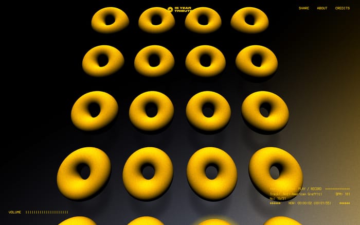 J Dilla's Donuts website preview