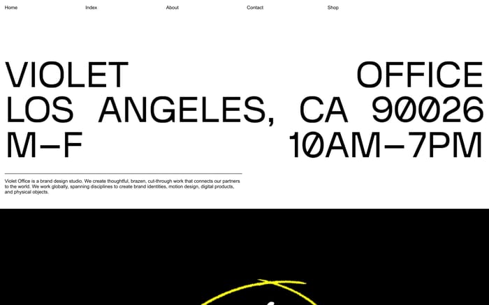 Violet Office website preview