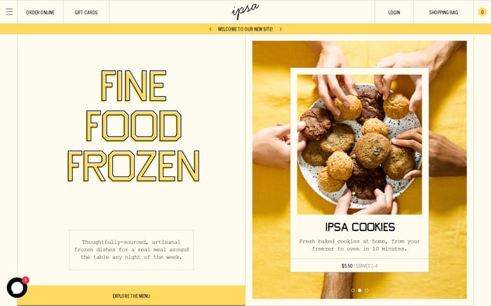 Ipsa provisions website preview