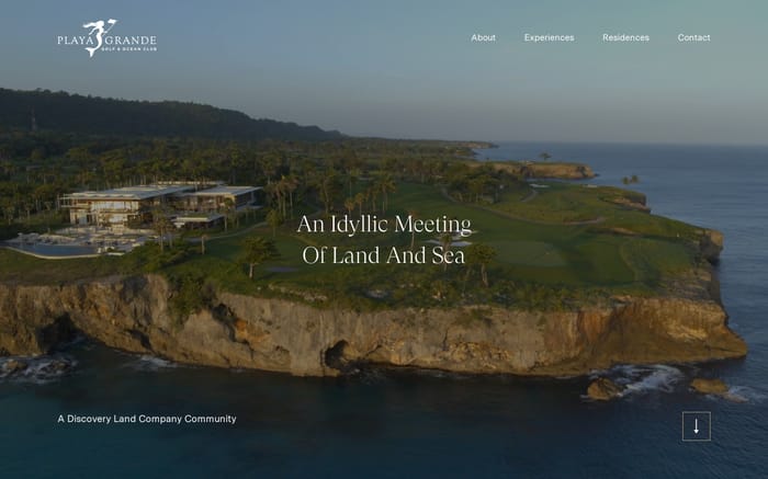 Playa Grande website preview
