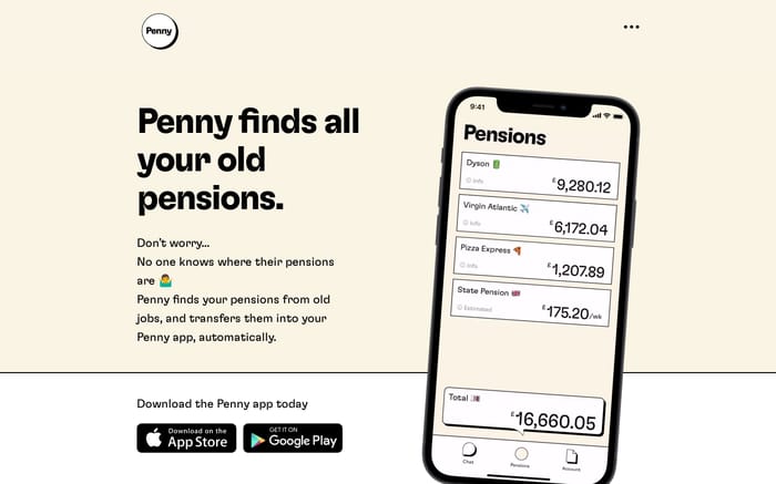Penny website preview