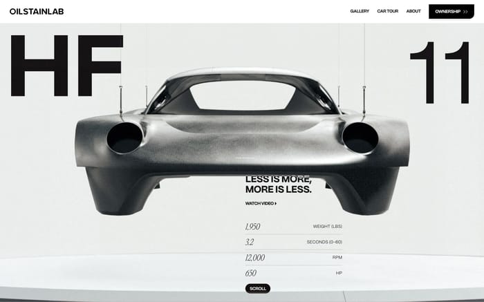 Oil Stain Lab website preview