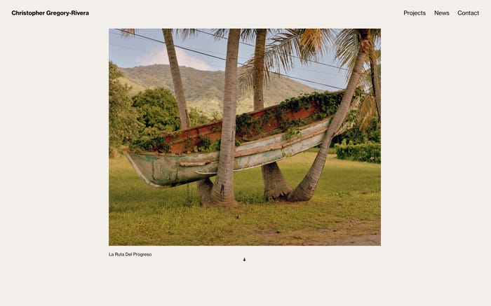 Christopher Gregory-Rivera website preview