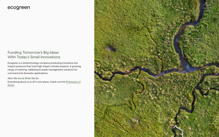 Ecogreen website preview