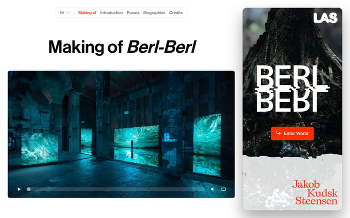 Berl Berl World website preview