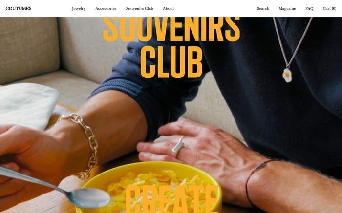 Coutumes website preview