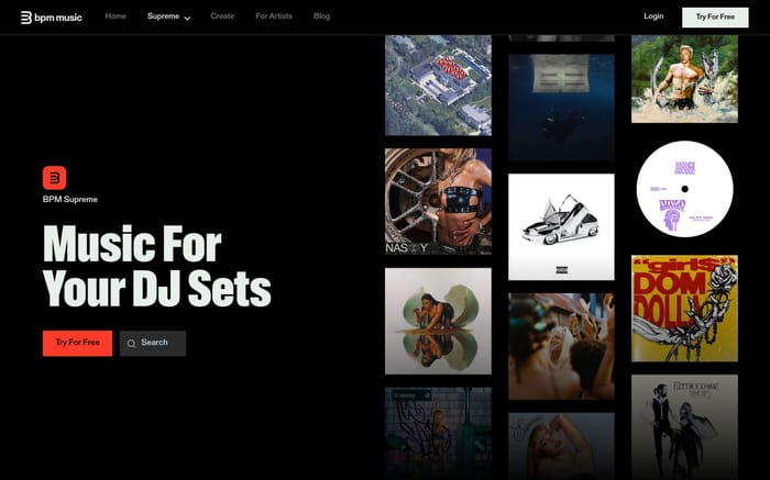 BPM Supreme website preview