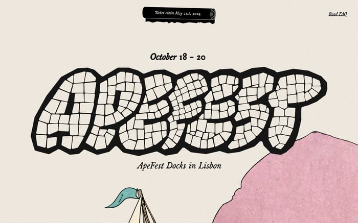 ApeFest 2024 website preview