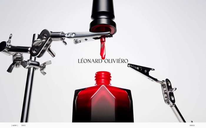 Léonard Oliviéro website preview