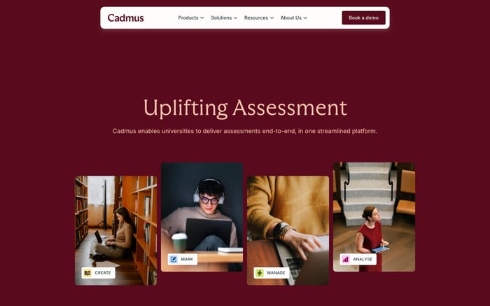 Cadmus website preview