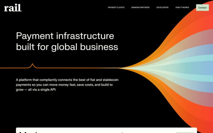 Rail website preview