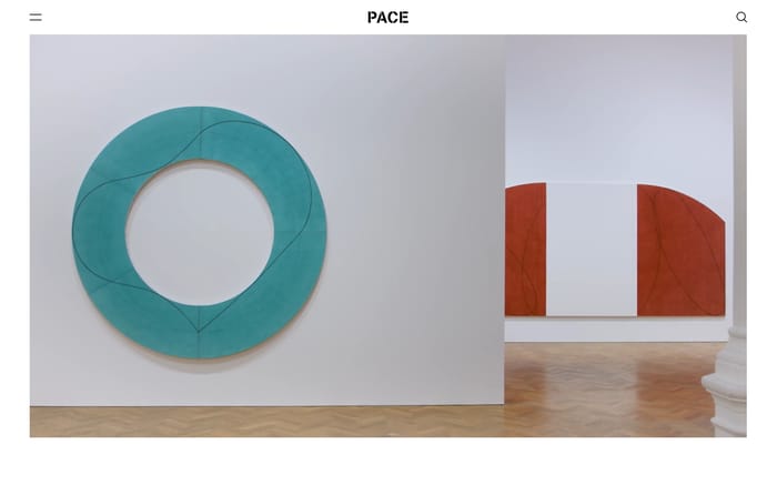 Pace Gallery website preview