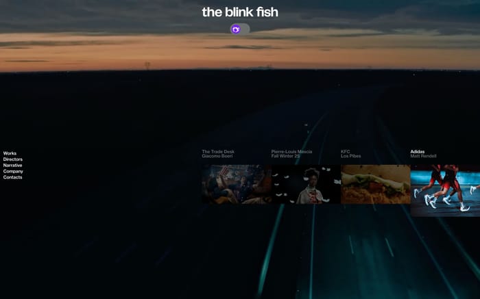 The Blink Fish website preview