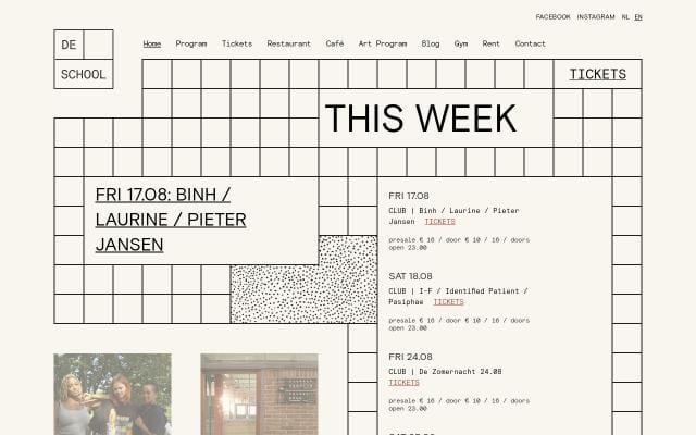 Deschoolamsterdam website preview