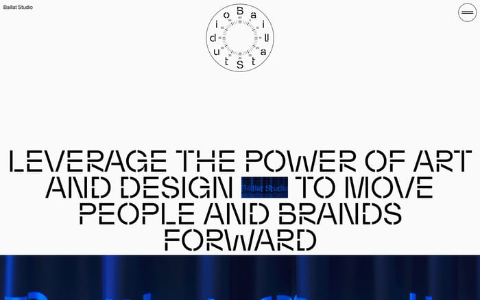 Baillat Studio website preview