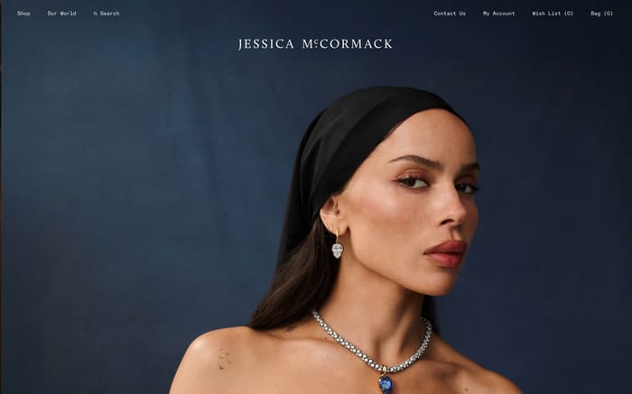 Jessica McCormack website preview