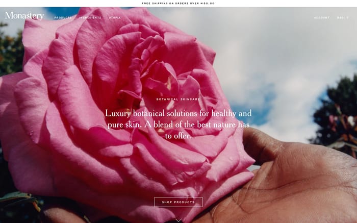 Monastery Made website preview