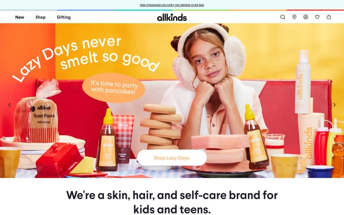 Allkinds website preview
